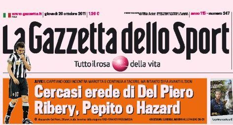 
	Juventus pregateste super transferul care il va retrage pe Del Piero din fotbal! Cele 3 nume uriase puse pe lista
