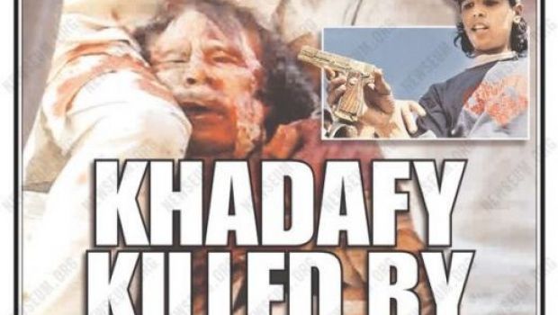 
	IMAGINEA ANULUI: Pustiul care l-a ucis pe dictatorul Gaddafi e fanul uneia dintre cele mai mari ECHIPE din lume
