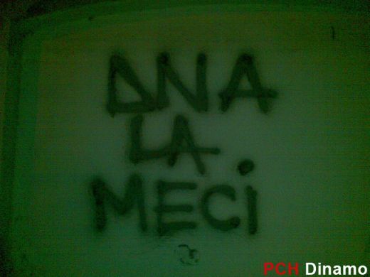 FOTO / Dinamovistii continua protestul! Au scris din nou pe zidurile stadionului: "DNA la meci!" Ce mesaje au pentru sefi!_5