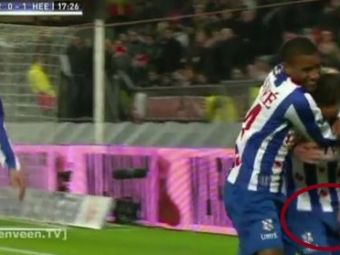 VIDEO: Cel mai tare gol din Europa: Un olandez a inscris cu PE***UL! Nici n-a putut sa se bucure de durere :))