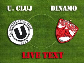 
	Dinamo ramane LIDER in Liga I: U Cluj 0-0 Dinamo! Atmosfera de DERBY pe Cluj Arena!
