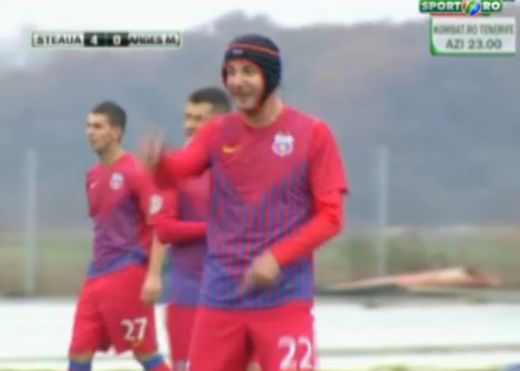 Steaua 6-0 Mihailesti! 6 goluri si o ratare fabuloasa! Florin Costea a inscris si el, sa il ierte Gigi! VIDEO_4