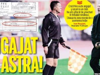 INCREDIBIL! Asistentul care a dat penalty-ul INEXISTENT pentru Steaua e angajat al Astrei! S-a razbunat Niculae pe Sumudica?