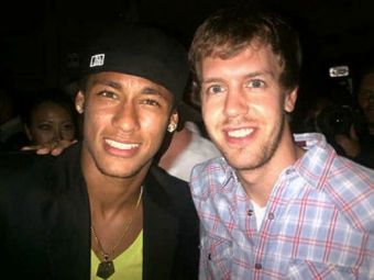 Neymar aduce supervedetele din Europa la Sao Paulo! A fost la un party NEBUN cu Vettel. Imaginea comentata de mii de fani