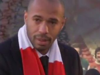 
	VIDEO cutremurator! Henry a izbucnit in lacrimi in fata stadionului lui Arsenal, fanii au inceput sa-i scandeze numele!
