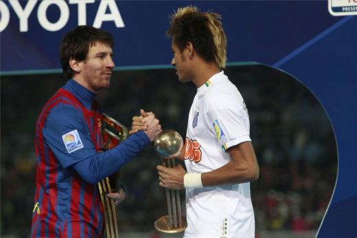 Neymar Barcelona Lionel Messi santos