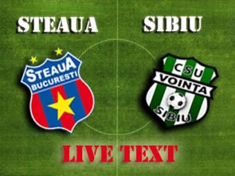 
	Steaua urca pe 4 in clasament si se apropie la 8 puncte de Dinamo! Steaua 1-0 Vointa Sibiu! Vezi fazele aici!
