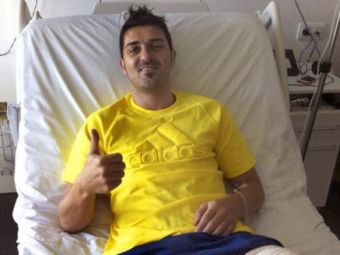 
	David Villa a fost operat cu SUCCES! Prima veste buna primita de atacant dupa ce a suferit o fractura de tibie:
