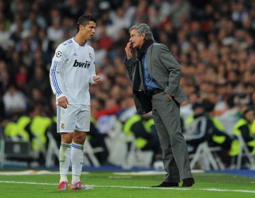 Jose Mourinho Cristiano Ronaldo Kaka Real Madrid