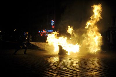 FOTO: HAOS in Bucuresti dupa protestele de la Universitate! Cand s-a terminat REVOLTA si ce DEZASTRU au lasat ultrasii in urma lor:_6