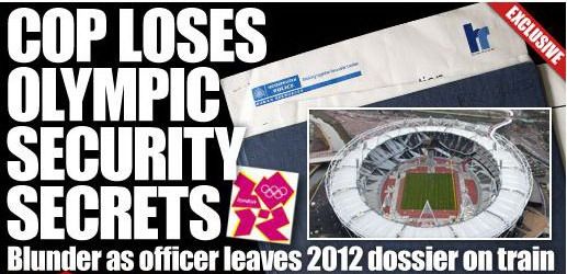 Cadou pentru Al Qaeda! Un politist englez a lasat in tren un dosar plin cu informatii secrete privind securitatea Jocurilor Olimpice!_2