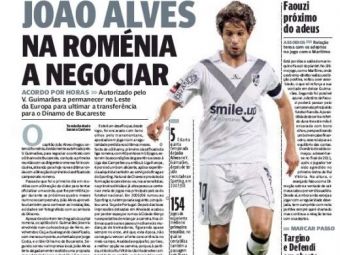 
	CFR a incercat sa deturneze transferul de titlu visat de Dinamo! Ce probleme are Dinamo cu Joao Alves dupa ce a aterizat in Romania
