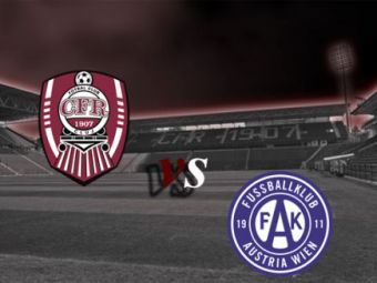 
	CFR, fara victorie in Antalya: CFR Cluj 0-0 Austria Viena!
