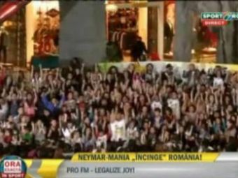 
	VIDEO Neymar-MANIA si in Romania! Sute de pusti au dansat pe &quot;Ai se eu te pego&quot; la mall cu CRBL!
