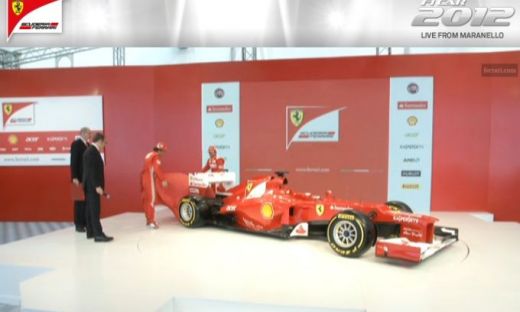 SUPER FOTO: Ferrari si-a lansat super masina F1 pentru 2012:_2