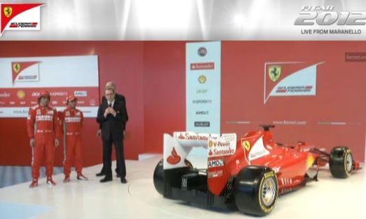 SUPER FOTO: Ferrari si-a lansat super masina F1 pentru 2012:_3