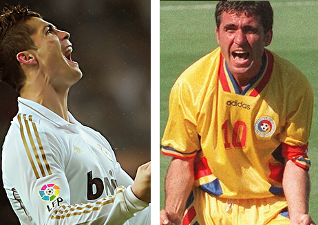 Uite ca s-a mai nascut un Hagi! Dar in Portugalia! Ronaldo implineste si el astazi 27 de ani! SUPERVIDEO cu cei doi zei:_2