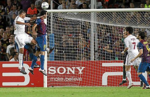 Barcelona AC Milan Sergio Busquets Thiago silva