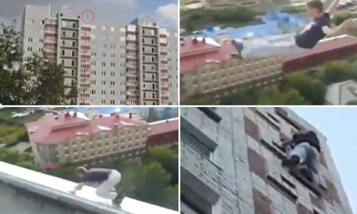 
	VIDEO DEMENTA TOTALA! Cel mai curajos practicant de parkour! Face tumbe peste cele mai intalte cladiri si poduri din Rusia!
