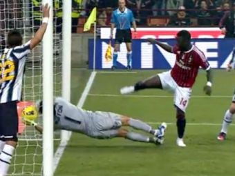 FOTO Faza SCANDALOASA la Milan - Juve! Muntari a dat gol vizibil din LUNA! De ce nu l-a acordat arbitrul?