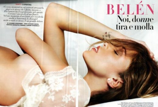 FOTO HOT! La vita e Belen :) Una dintre cele mai sexy femei din lume si-a aratat tatuajul secret intr-un pictorial NUD_7