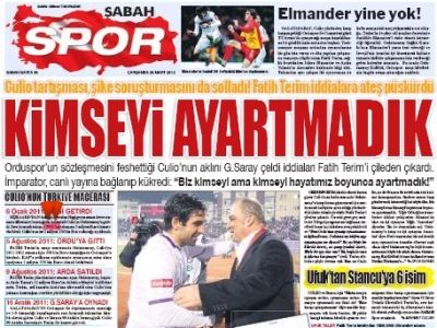 Emmanuel Culio Fatih Terim Galatasaray orduspor