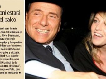 
	VIDEO: Steaua, chemata de Barbara Berlusconi in vestiarul lui Milan pe Nou Camp inainte de returul cu Barca! Ce zice cea mai bogata femeie din Italia
