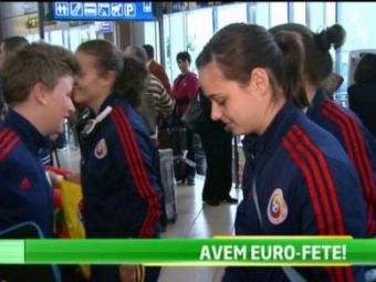 VIDEO Romania, la EURO! Prima nationala feminina care merge la un campionat european! Vezi ce prime au :)