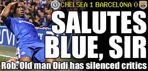 Barcelona Chelsea Didier Drogba