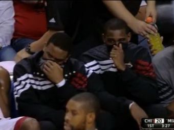 VIDEO DEMENTIAL! Gest RUSINOS pe banca lui Miami Heat! Jucatorilor nu le-a venit sa creada! :))