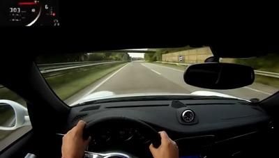 SUPER VIDEO Cea mai RAPIDA liniuta pe un autobahn din Germania! Ce se intampla cand un Porsche turbat se intalneste cu un Lamborghini!