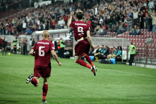 
	Dinamo, OUT din lupta pentru titlu! Dinamo 0-1 CFR! Kapetanos inscrie FARA sa vrea golul care poate aduce titlul la Cluj! Vezi fazele:
