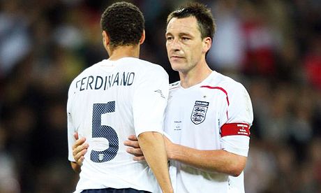 Anglia Euro 2012 John Terry Rio Ferdinand