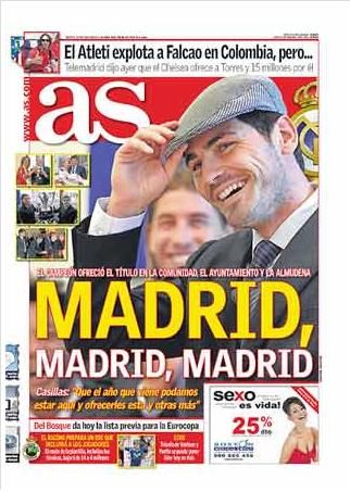 "Campionii Campionilor" si "Madrid, Madrid, Madrid" Ziarele din Spania se inclina in fata lui Real !_2
