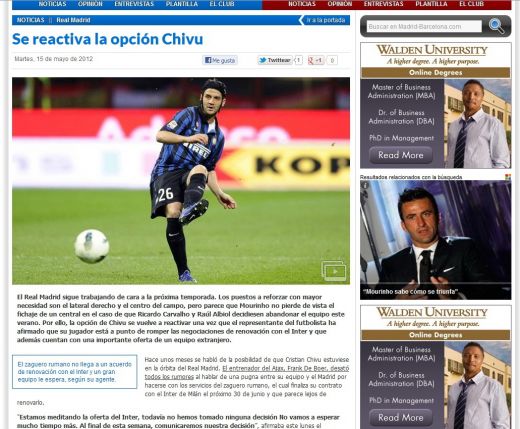 Cadoul PERFECT inainte de retragere: "Mourinho se gandeste sa-l ia pe Chivu la Real Madrid!" Conditia pentru transferul VERII!_2
