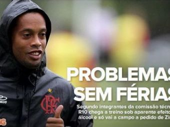 
	FOTO INCREDIBIL! Cum a decazut un ZEU! Ronaldinho s-a antrenat BEAT! Scuza PENIBILA in fata antrenorilor:
