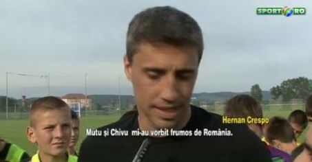 
	VIDEO: Hernan CRESPO, in Romania! A fost primit cu mici si pastrama de echipa pentru care va juca! Ce oferta asteapta din Liga I:
