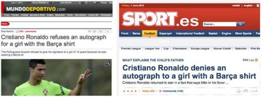 Cel mai MIZERABIL gest pe care l-ar putea face un fotbalist! Cristiano Ronaldo, acuzat ca a facut o fetita de 10 ani sa planga! Gestul pentru care nu exista nicio scuza:_1