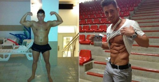 Transformarea uluitoare a unui instructor de fitness din Bucuresti: A dat jos 15 kg in doua luni si a facut senzatie la mondiale FOTO:_16