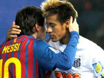 
	Cine ar fi crezut? Messi il asteapta pe Neymar la Barca! &quot;Sunt buni PRIETENI, Neymar e un copil cuminte&quot; :)

