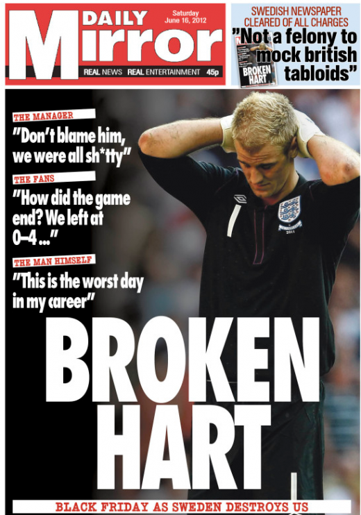 Anglia, dezintegrata la EURO! Asta e cel mai tare ziar de azi care apare maine! Suedezii rad incredibil de englezi: "Toti am fost sh*tty" :)_1