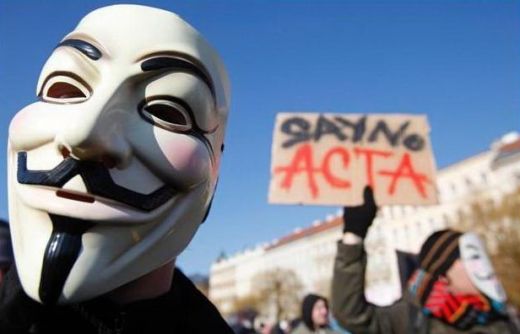 Gigi Becali ACTA Anonymous