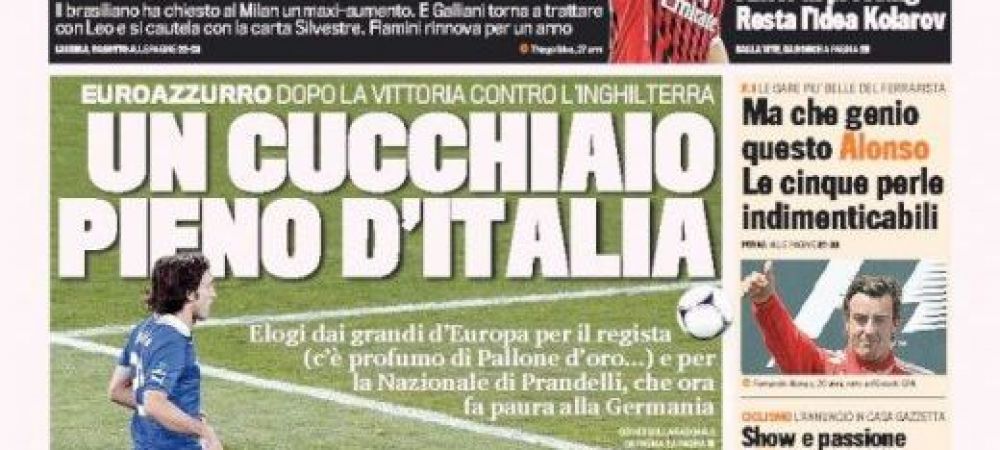 Andrea Pirlo Euro 2012 Italia