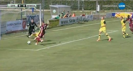 VIDEO | Campioana Romaniei, DISTRUSA de un SUPER gol! Kapetanos a dat bara din 3 metri! CFR Cluj 0-1 Sparta Praga!_5