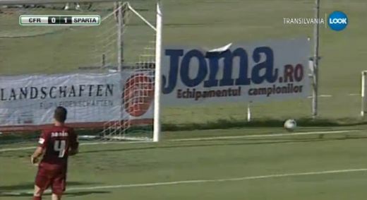VIDEO | Campioana Romaniei, DISTRUSA de un SUPER gol! Kapetanos a dat bara din 3 metri! CFR Cluj 0-1 Sparta Praga!_9