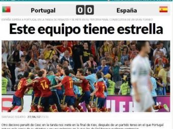 
	Record dupa record pentru nationala Spaniei!&nbsp;&quot;Aceasta echipa e stelara!&quot; Gestul ULUITOR al lui Fabregas inainte de penalty-ul decisiv:
