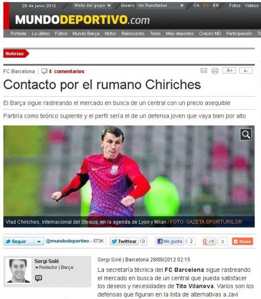 Barcelona vrea sa-l ia pe Chiriches de la Steaua! TOATE detaliile negocierilor!_3