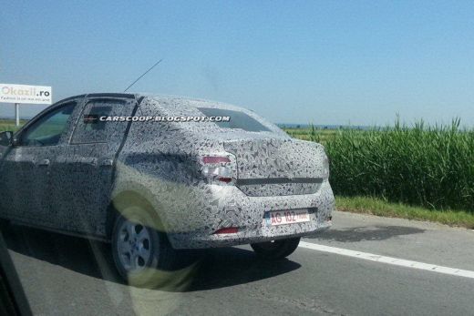 FOTO SPION! Primele imagini cu noile Logan si Sandero in Romania! Cum arata VIITORUL Dacia:_1
