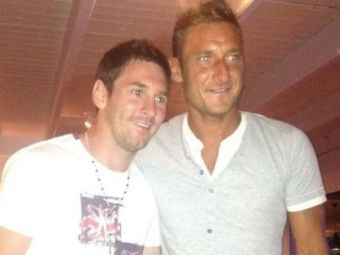 FOTO Messi le vinde SECRETE italienilor! Messi vede finala EURO cu Totti la Ibiza! :)