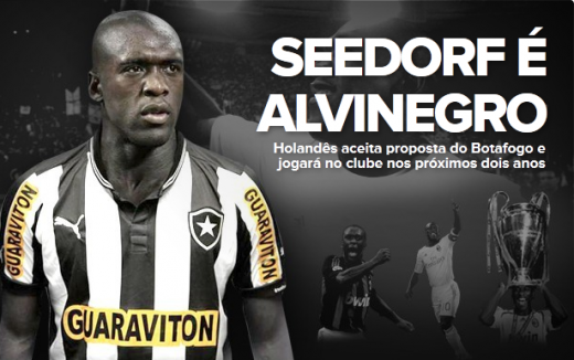 Clarence Seedorf AC Milan Botafogo